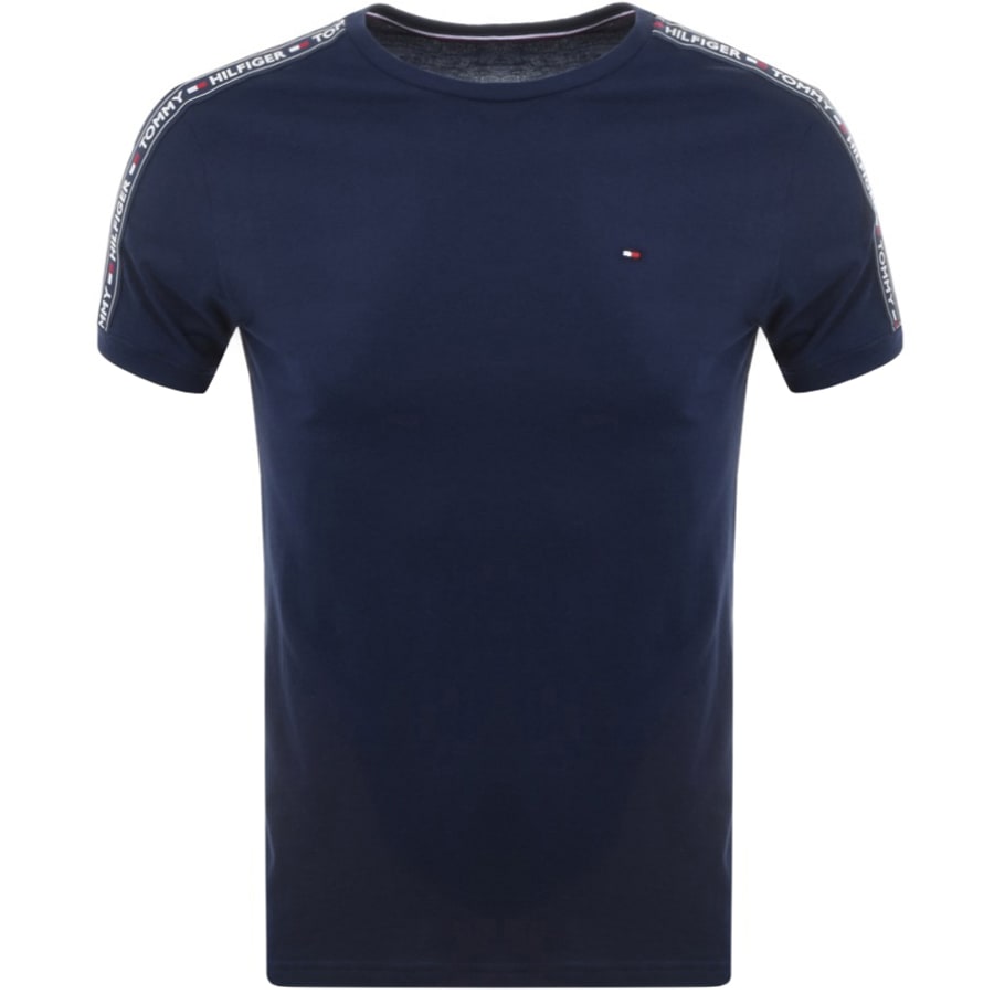Product Image for Tommy Hilfiger Loungewear Taped T Shirt Navy