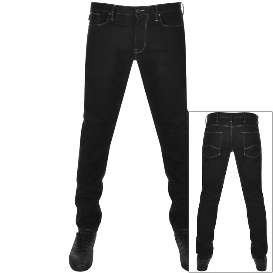 Product Image for Emporio Armani J06 Slim Fit Jeans Black