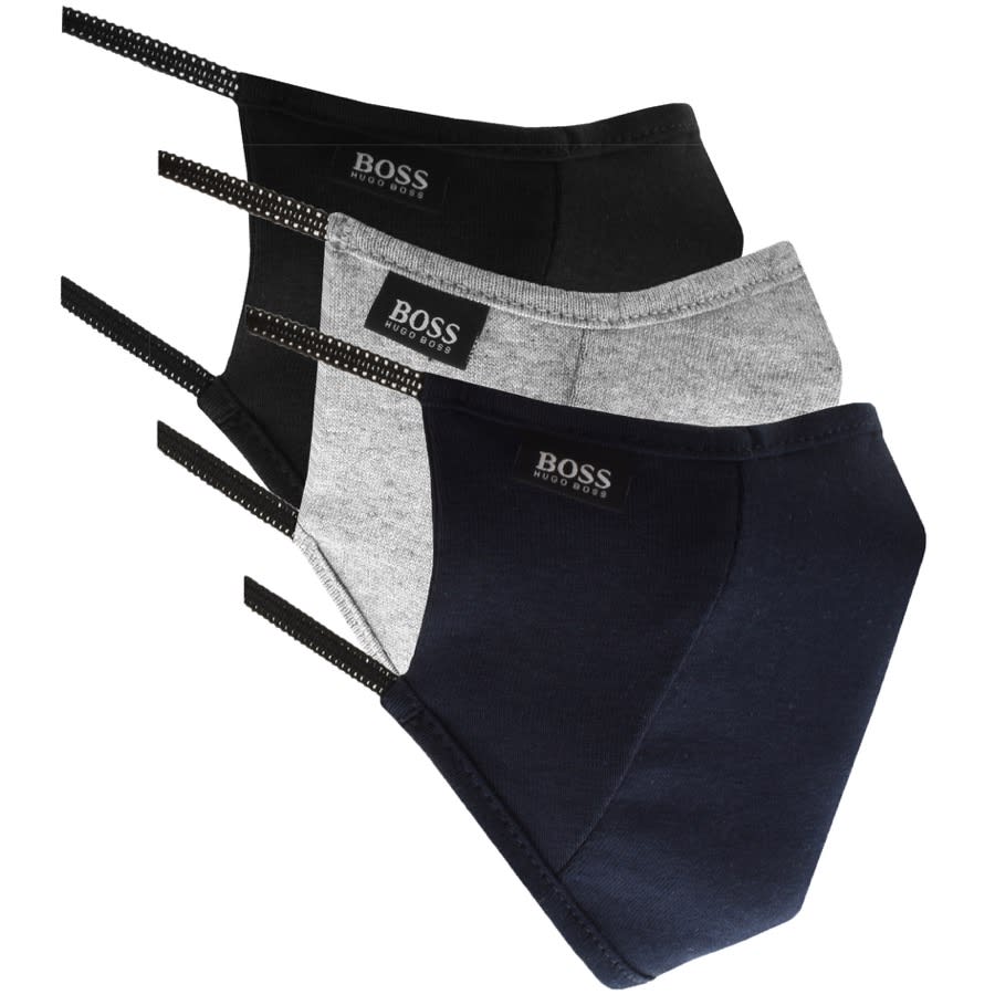 Product Image for BOSS Three Pack Cotton Face Masks