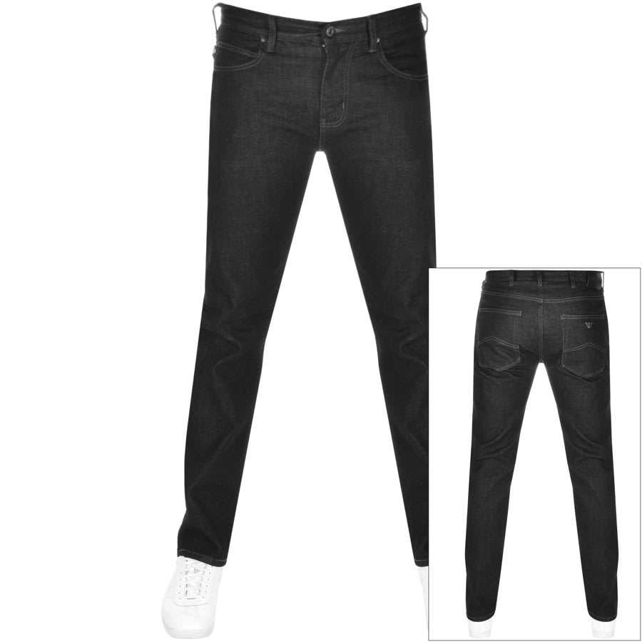 Product Image for Emporio Armani J45 Regular Fit Jeans Black